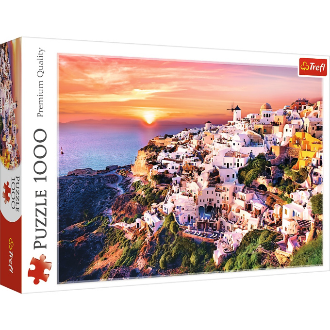 Puzzle 1000 – Západ Slunce v Santorini