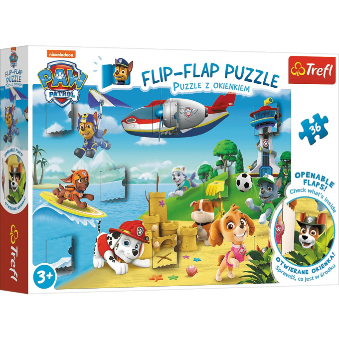 Puzzle 36 s okénky – Paw Patrol