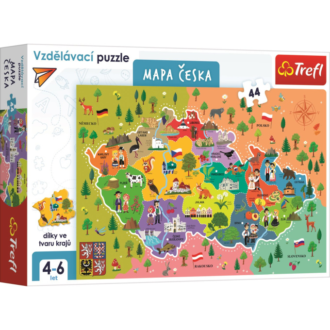 Puzzle 44 – Mapa Česka