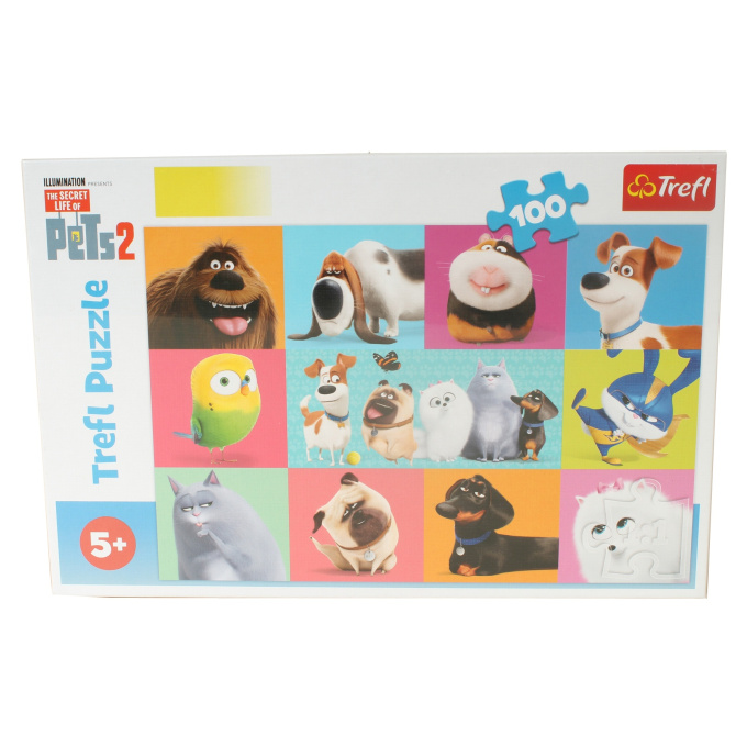 Puzzle 100 – Tajný život mazlíčků 2