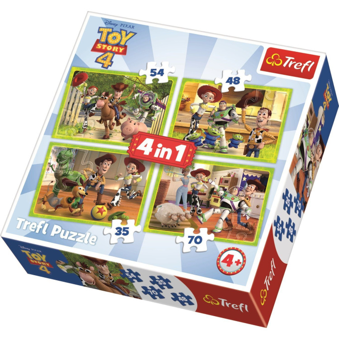 Puzzle 4v1 Toy Story 4