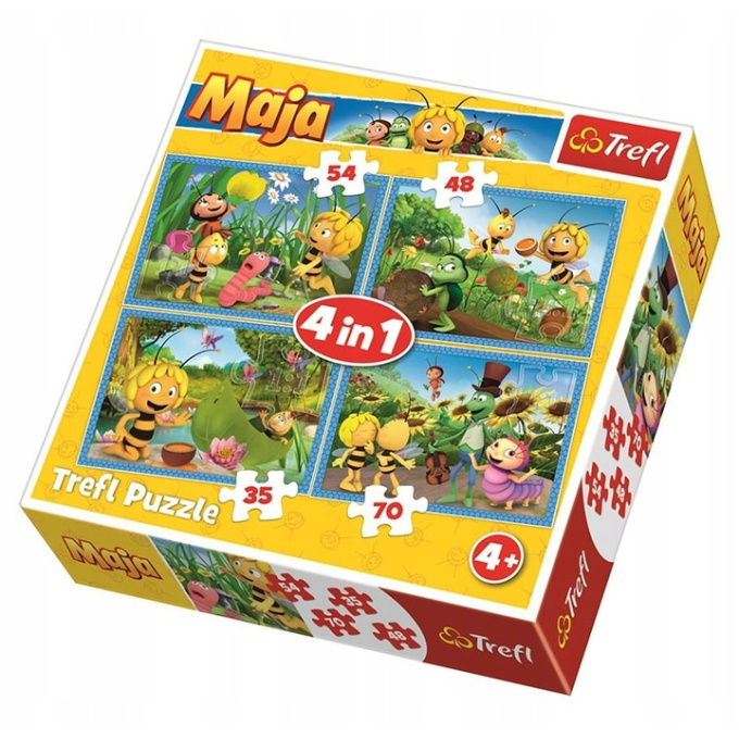 Puzzle 4 v 1 – Včelka Mája