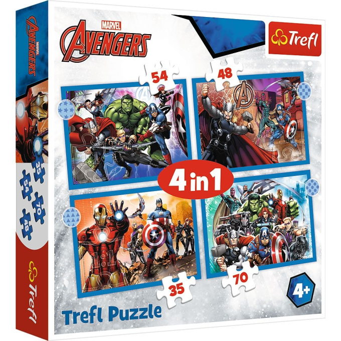 Puzzle 4 v 1 – Avengers