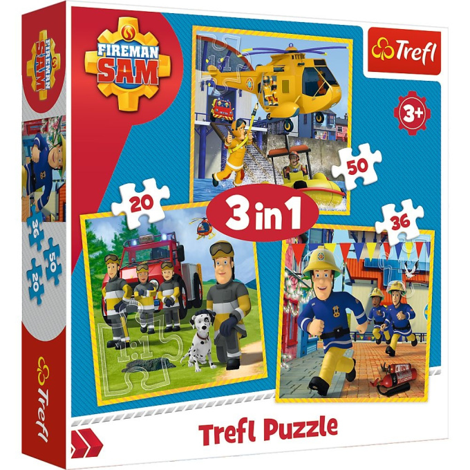 Puzzle 3 v 1 – Požárník Sam
