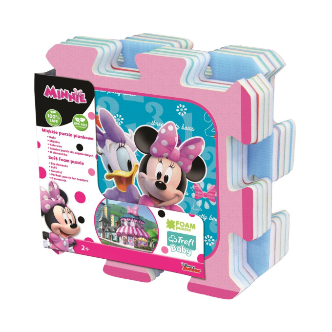 Podlahové puzzle 8 ks - Minnie Mouse