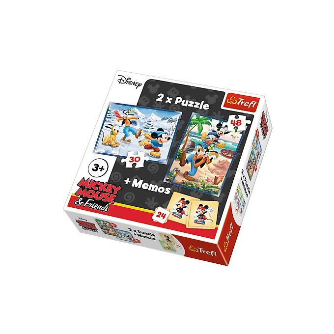 Puzzle 2v1 - Mickey Mouse