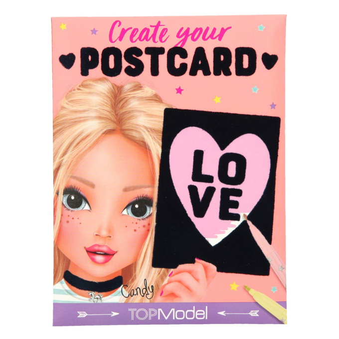 Top Model – Pohlednice na vybarvení