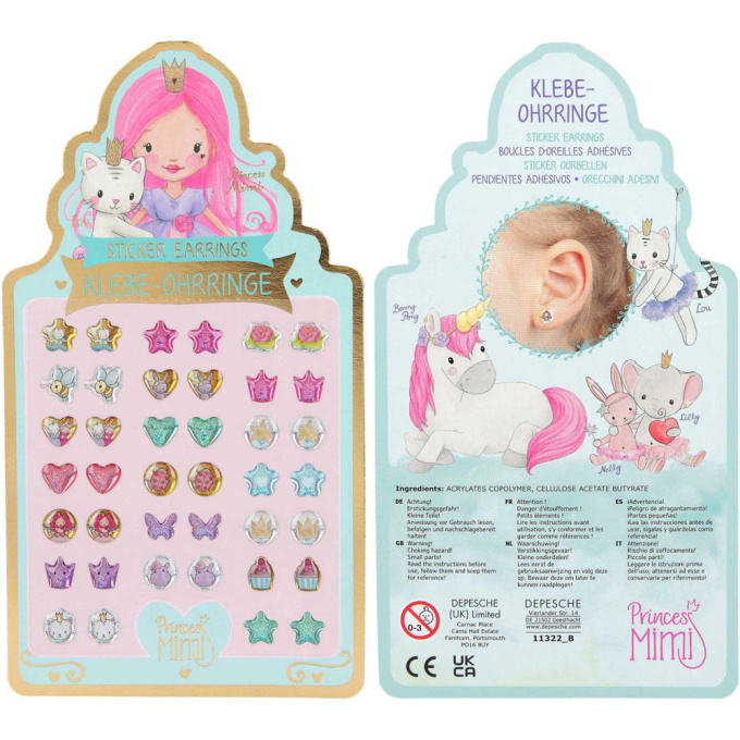 Princess Mimi – Nalepovací náušničky