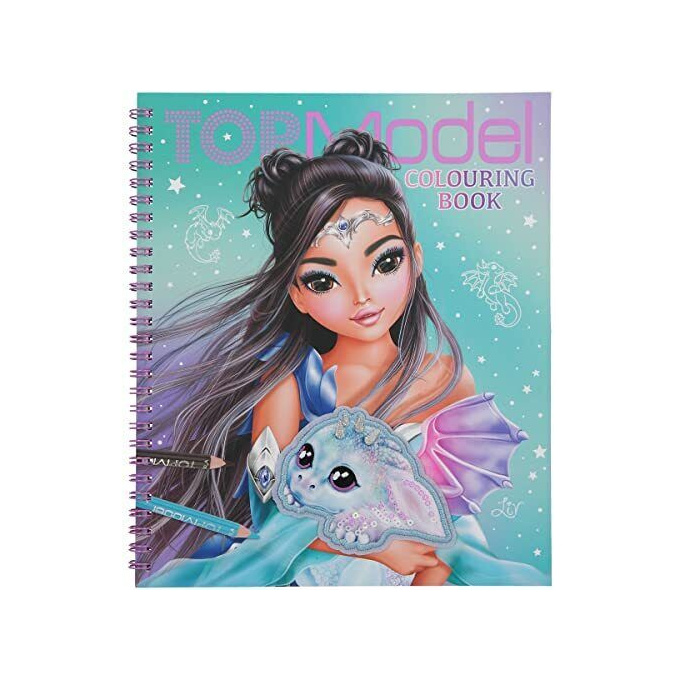 Top Model – Skicák s potřebami na vybarvování