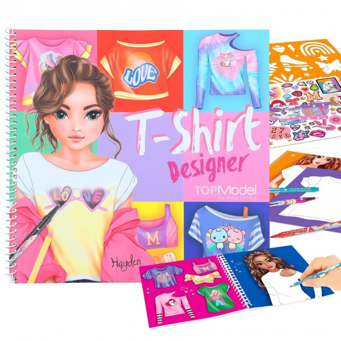Top Model – Skicák T-shirt Designer