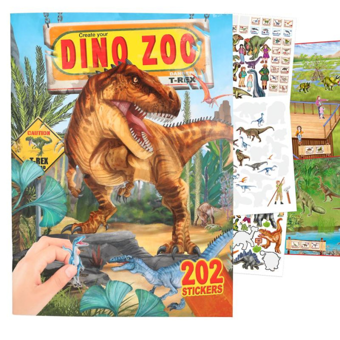 Dino World – Samolepkový sešit