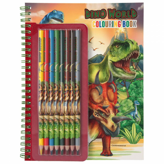 Dino World – Omalovánka s barvičkami