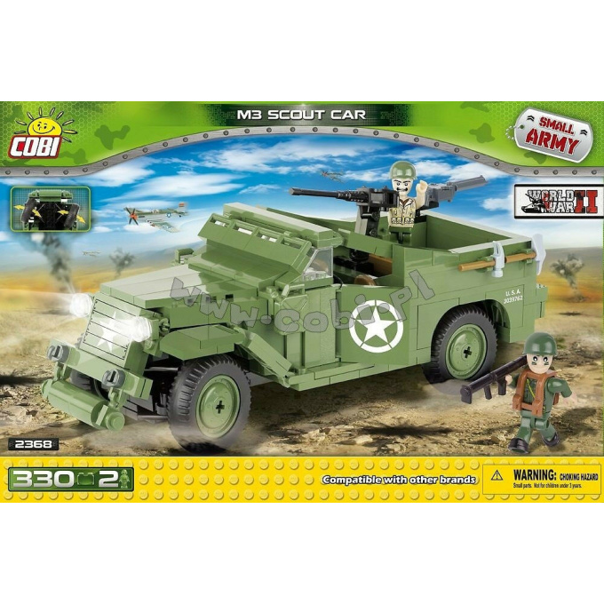 Cobi 2368 II WW M3 Scout Car