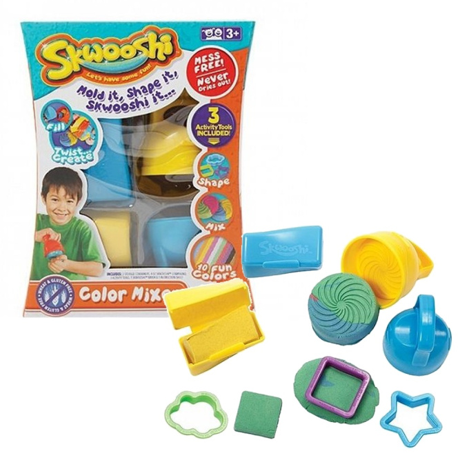 Skwooshi Color mixer - kreativní plastelínová sada