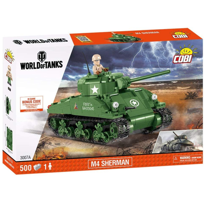 Cobi 3007A - Tank M4 Sherman