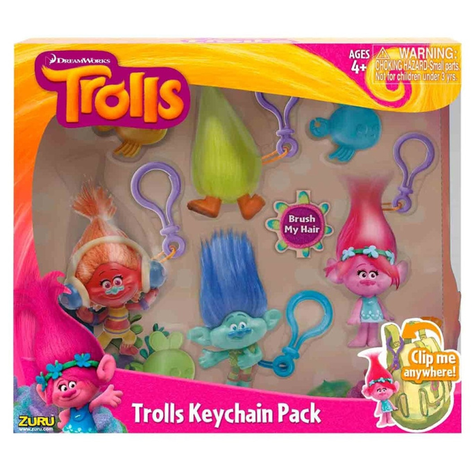Trollové - Sada přívěsků