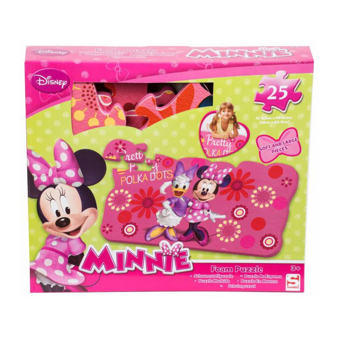 Pěnové puzzle Minnie Mouse
