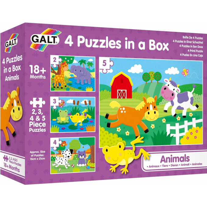 Puzzle 4v1 – Zvířata