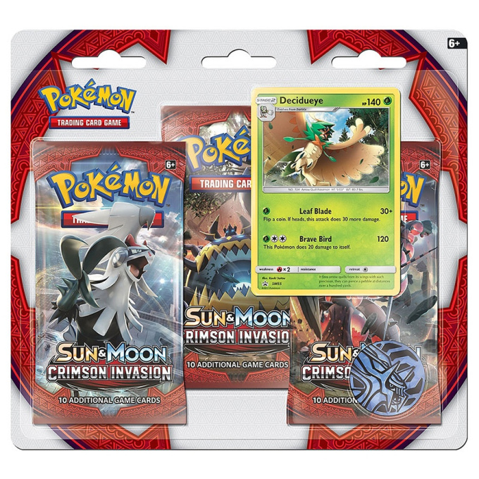Pokémon - Sun & Moon 3-pack blister