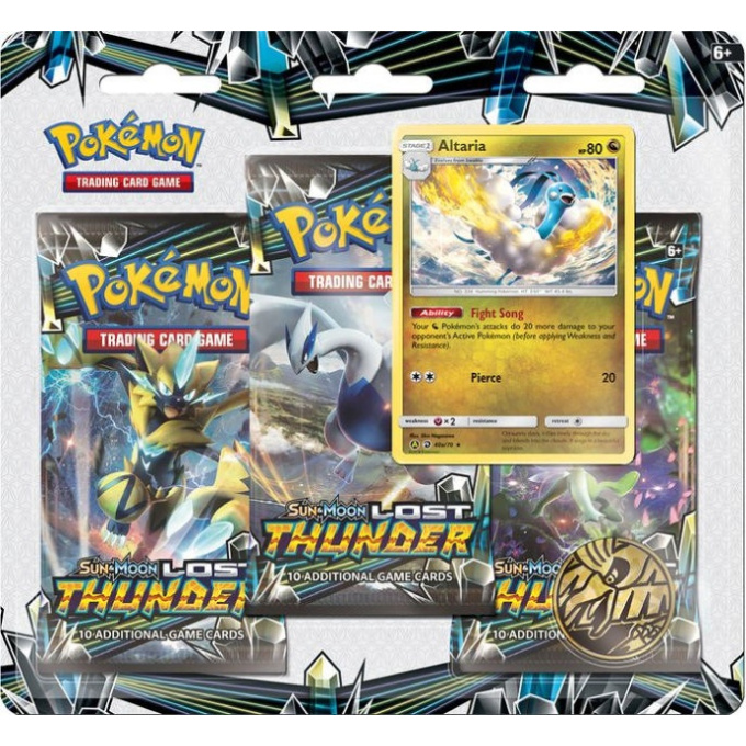 Pokémon Sun & Moon Lost Thunder 3-pack blister