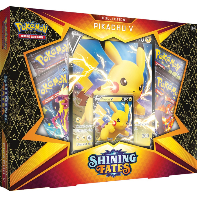 Pokémon Shinig Fates kolekce Pikachu V
