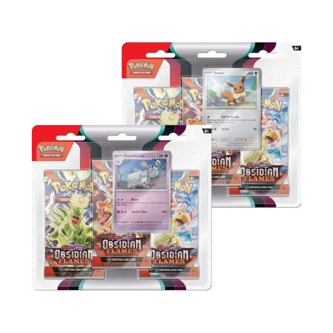 Pokémon Tcg: Sv03 Obsidian Flames - 3 Blister Booster