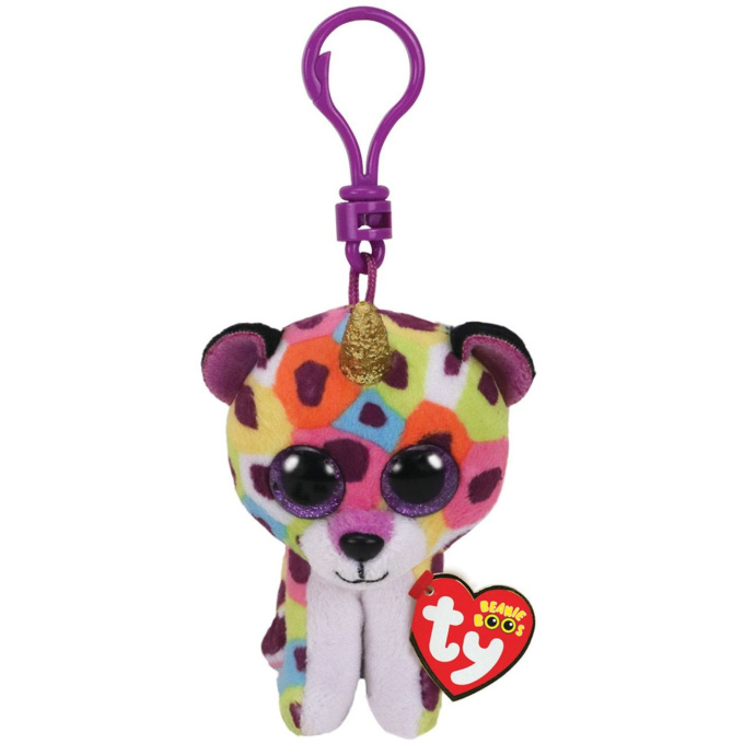 TY Beanie Babies - Plyšový přívěsek leopard 8,5 cm