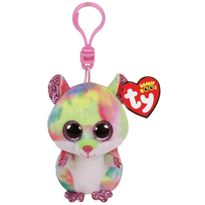 TY Beanie Boos – Plyšový křeček přívěsek