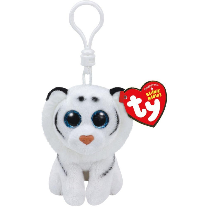 TY Beanie Babies – Plyšový tygr přívěsek 8,5 cm