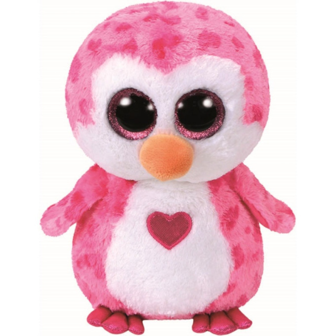 TY Beanie Boos - Plyšový růžový tučňák