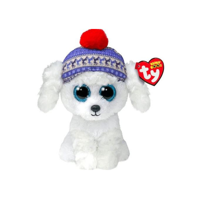 TY Beanie Boos – Plyšový pes s čepicí 17 cm