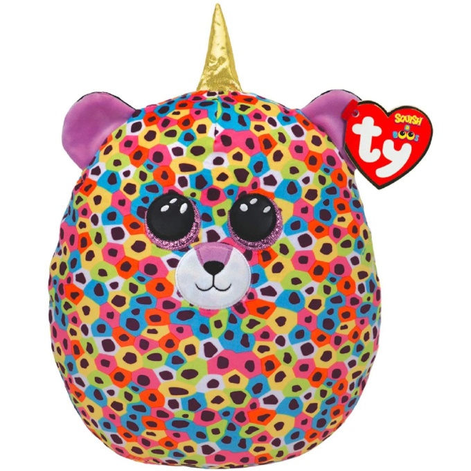 TY Squish a Boos – Plyšový leopard 30 cm