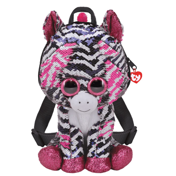 Flitrovaný batoh - Zebra