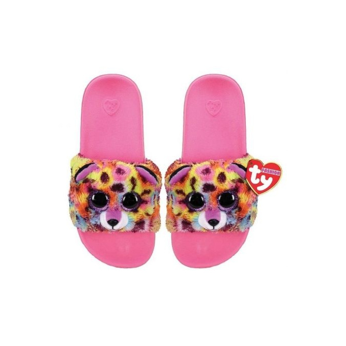 TY Fashion Plážová obuv – Leopard S