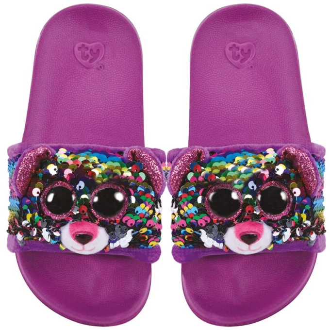TY Fashion - Plážová obuv Leopard L