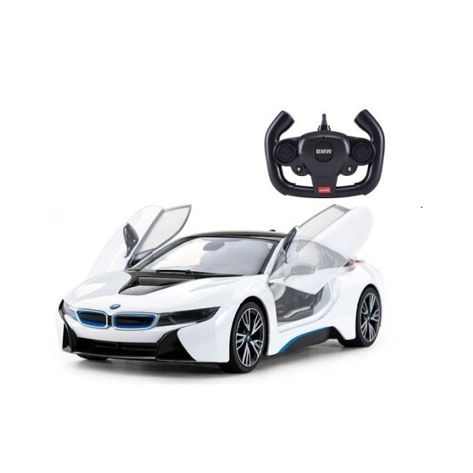 RC - BMW i8 Roadster 1:12 Bílé