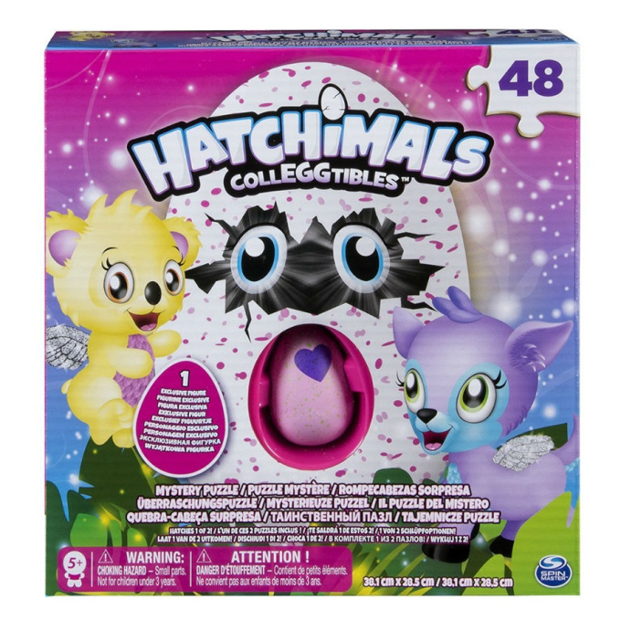 Puzzle 48 - Hatchimals se zvířátkem