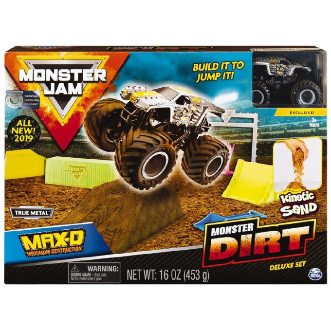 Monster Jam - Monster Dirt auto a kinetický písek