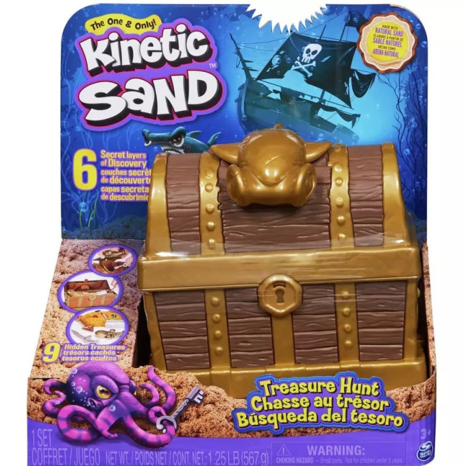 Kinetický písek – Truhlice s pokladem