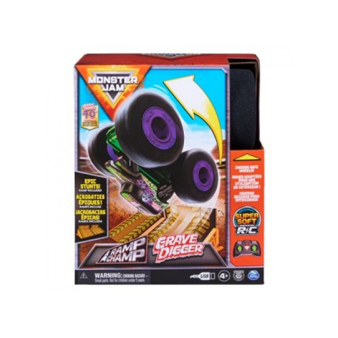 Monster Jam-Ramp Champ Grave Digger