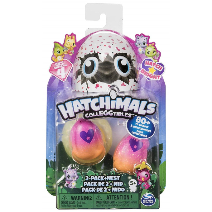 Hatchimals - Zářící zvířátka dvoubalení