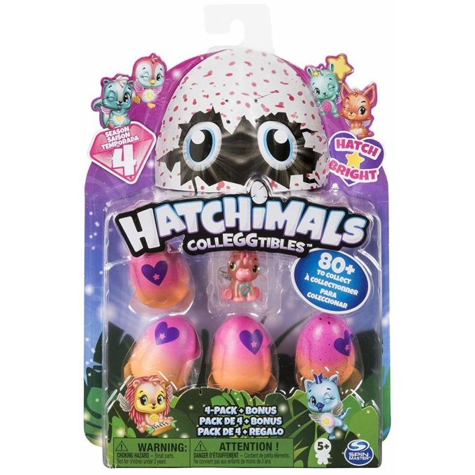 Hatchimals - Zářící zvířátka 4+1