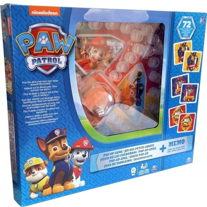 Hra Paw Patrol - Člověče, nezlob se + pexeso