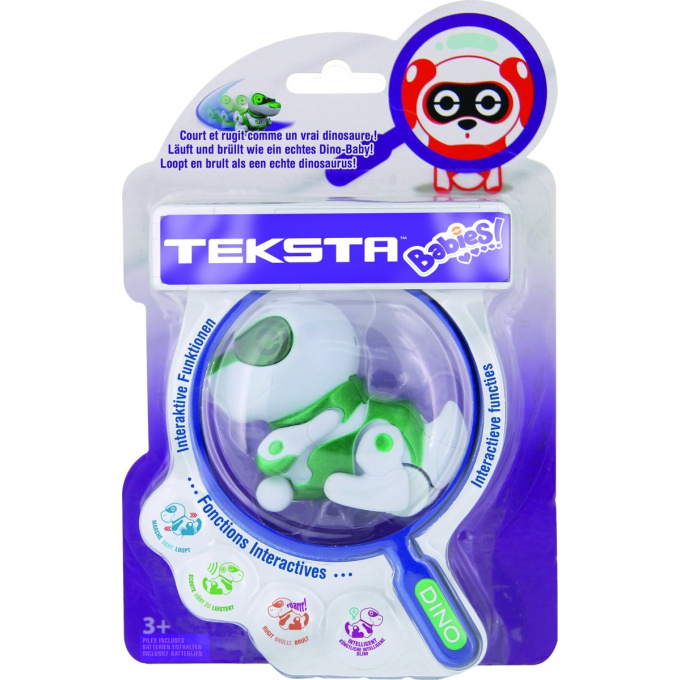 Interaktivní dinosaurus Teksta