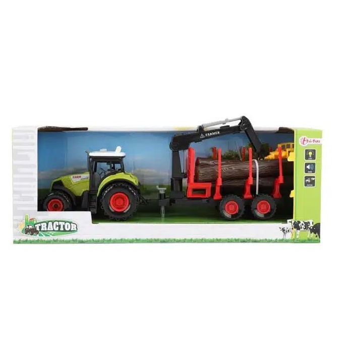 Traktor s přívěsem