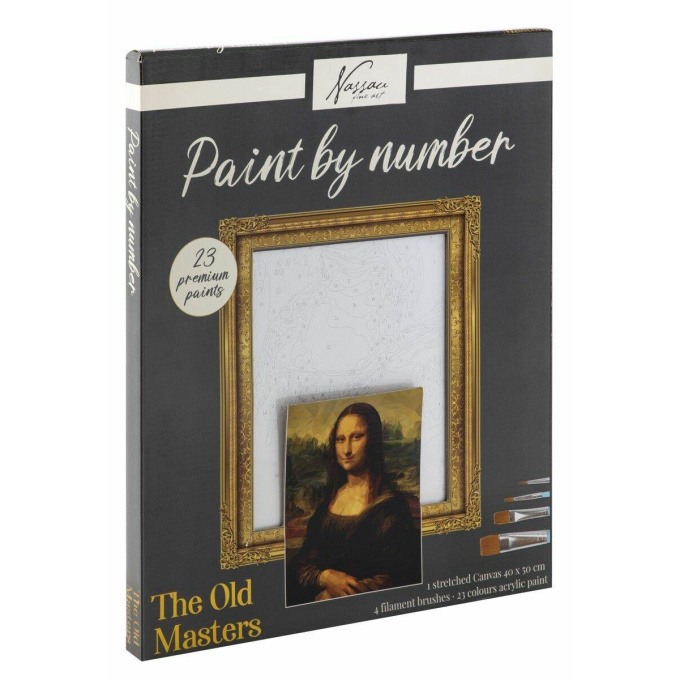 Malování podle čísel – Mona Lisa