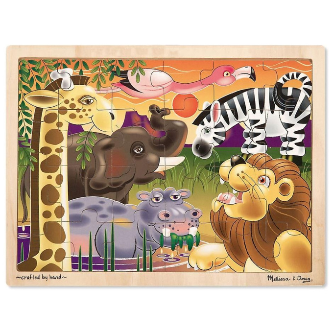 Puzzle 24 – Africké tvory