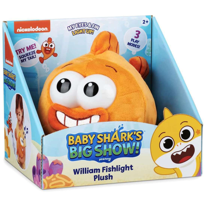Baby Shark -  Plyšový žralok William 20 cm