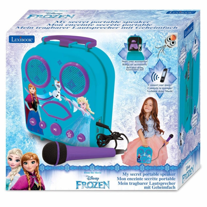 Disney Frozen - Přenosný reproduktor s mikrofonem