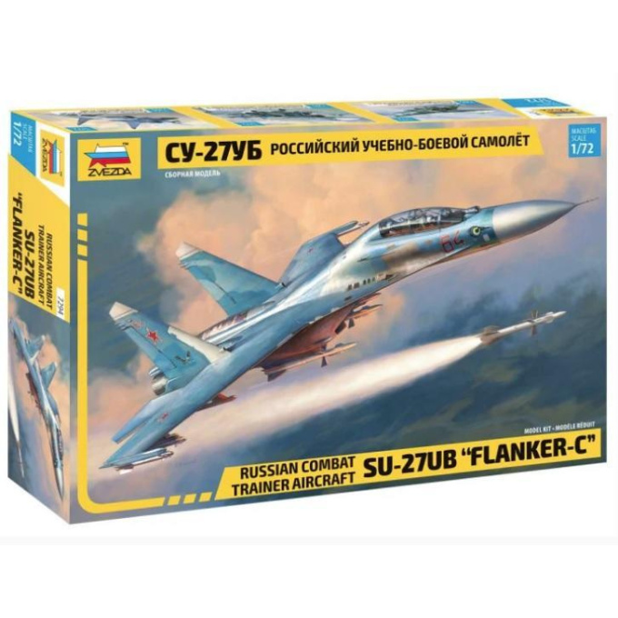 Model stíhačky-SU-27UB FLANKER-C